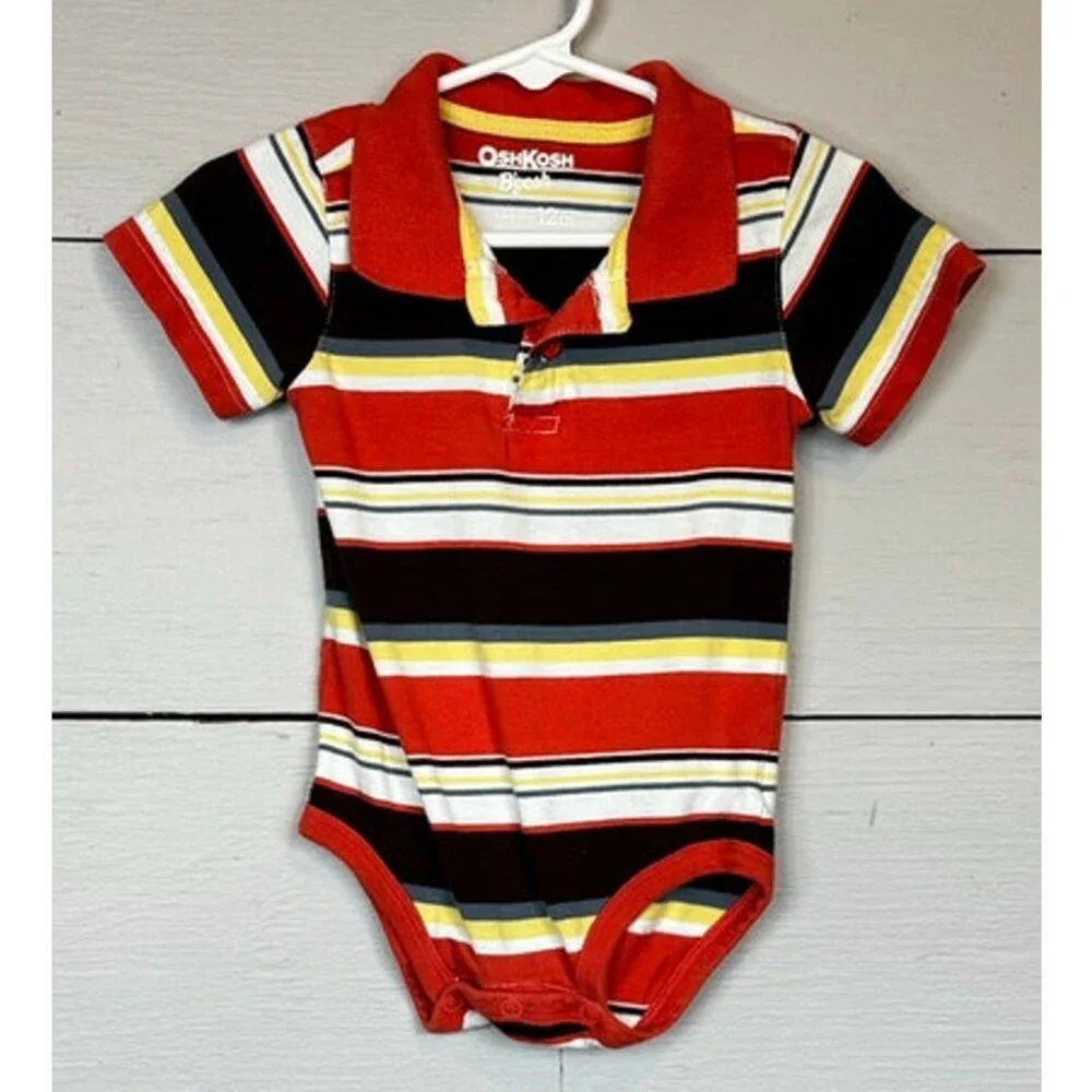 OshKosh B'gosh Bodysuit Baby Boy's Size 12 Months
